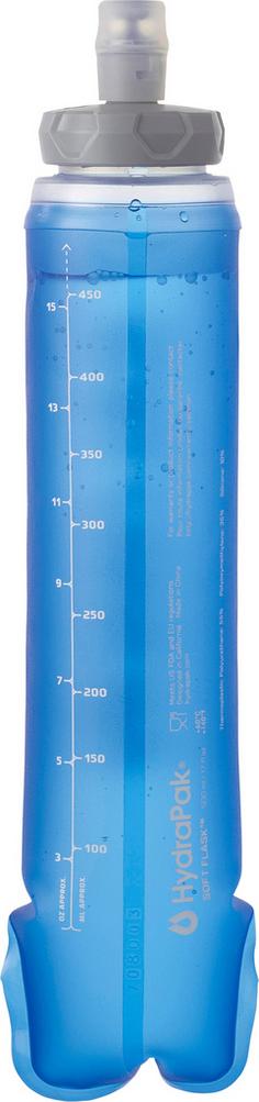 Rückansicht von Salomon SOFT FLASK 500ml/17oz Trinkflasche clear blue