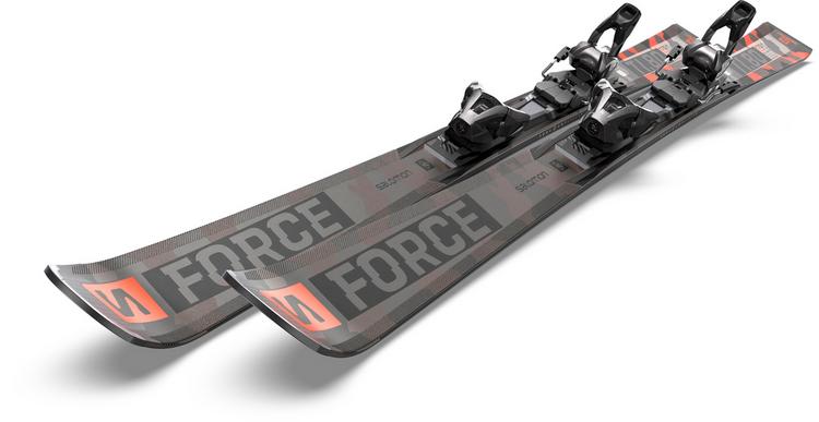Salomon Salomon E  S/FORCE TI.80+Z12G Carving Ski - black-red - 0 | SportScheck