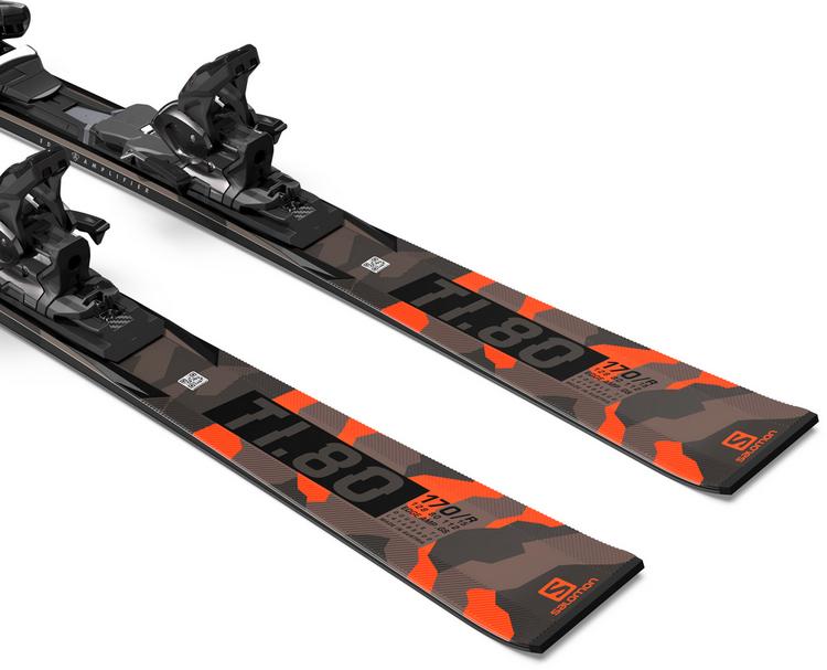 Salomon Salomon E  S/FORCE TI.80+Z12G Carving Ski - black-red - 3 | SportScheck