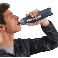 Rückansicht von Salomon SOFT FLASK 500ml/17oz Trinkflasche slate grey