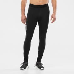 Rückansicht von Salomon CROSS RUN Tights Herren deep black