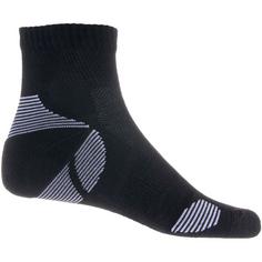 Rückansicht von ASICS Run Quarter Laufsocken performance black-performance black