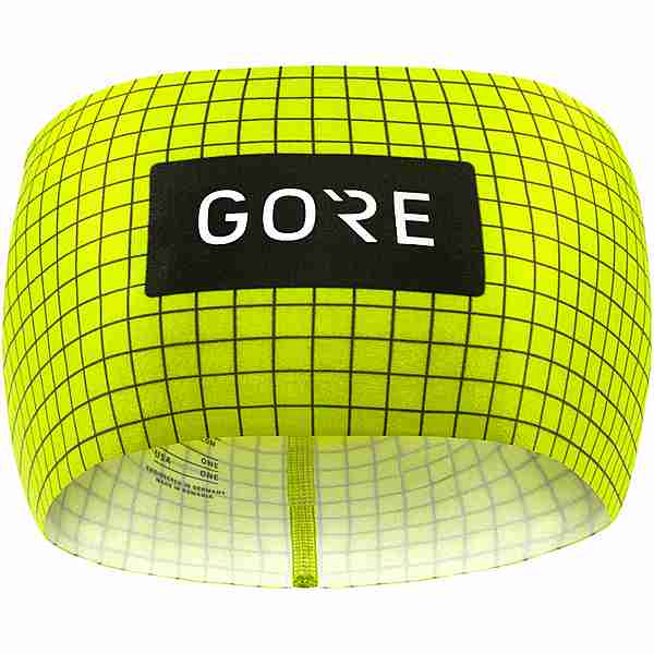 GOREWEAR Grid Stirnband neon yellow-black