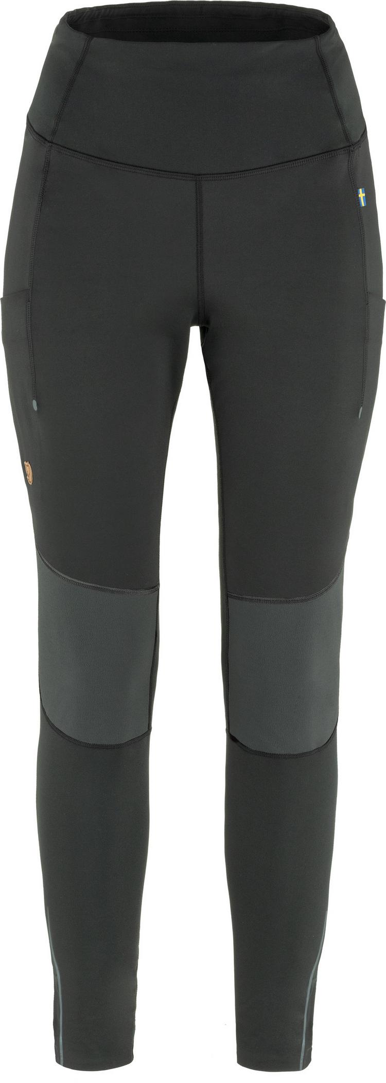 FJ&Auml;LLR&Auml;VEN FJ&Auml;LLR&Auml;VEN Abisko V&auml;rm Tights Damen - black-iron grey - 0 | SportScheck