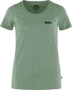 FJÄLLRÄVEN Logo T-Shirt Damen patina green-melange
