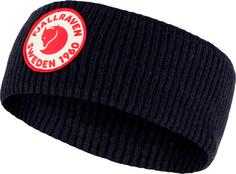 FJÄLLRÄVEN Merino 1960 Logo Stirnband dark navy