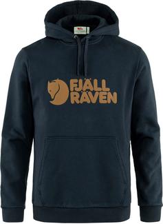 FJÄLLRÄVEN Logo Hoodie Herren dark navy