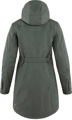 Rückansicht von FJÄLLRÄVEN Kiruna Padded Parka Damen basalt