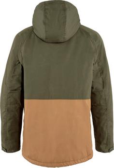 Rückansicht von FJÄLLRÄVEN Vardag Lite Padded Winterjacke Herren laurel green-buckwheat brown