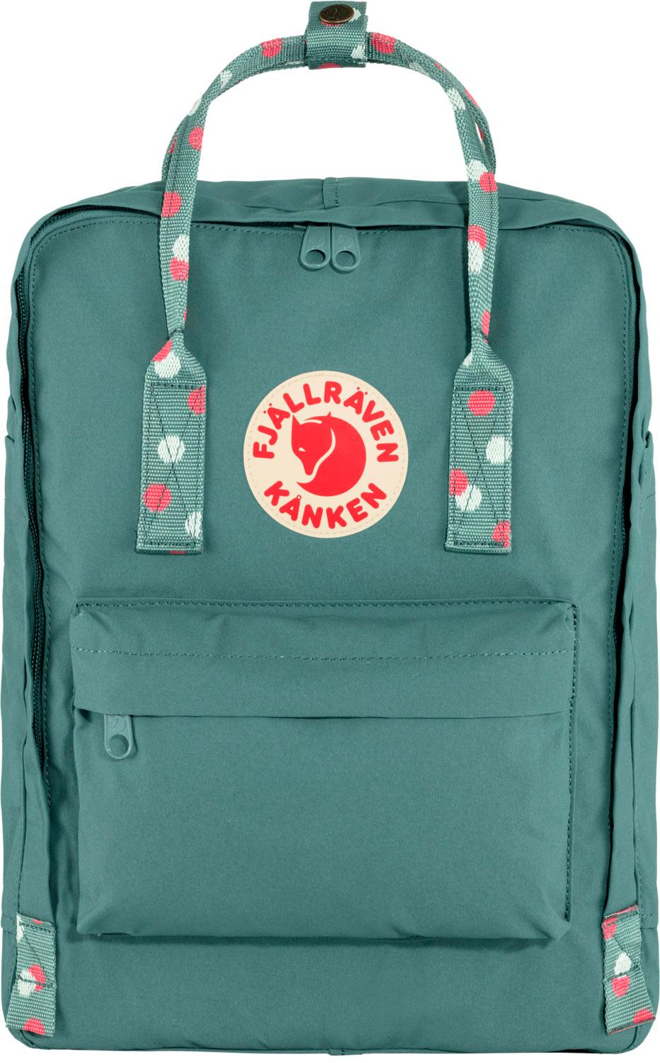 FJÄLLRÄVEN Kånken Daypack frost green-confetti pattern im Online