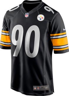 Nike Pittsburgh Steelers T.J. Watt 90 American Football Trikot Herren black