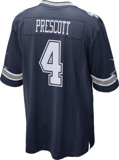 Rückansicht von Nike Dak Prescott Dallas Cowboys American Football Trikot Herren college navy