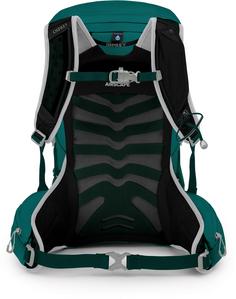 Rückansicht von Osprey Tempest 24 Wanderrucksack Damen jasper green