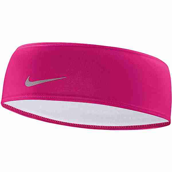 Nike DRI-FIT SWOOSH 2.0 Stirnband Damen active pink-silver