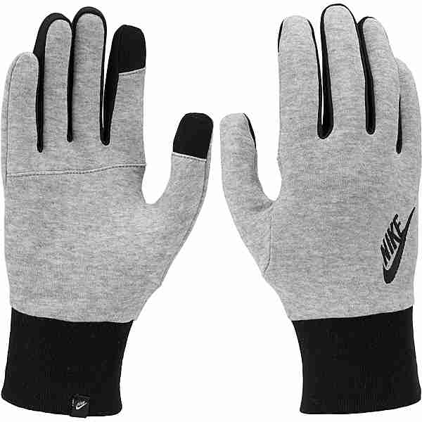 Nike TG Club Fleece 2.0 Fingerhandschuhe dark grey heather-black-black