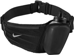 Nike Stride Bottle Belt 354 ml Trinksystem black-black-silver
