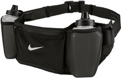 Nike Stride Bottle Belt 709 ml Trinksystem black-black-silver