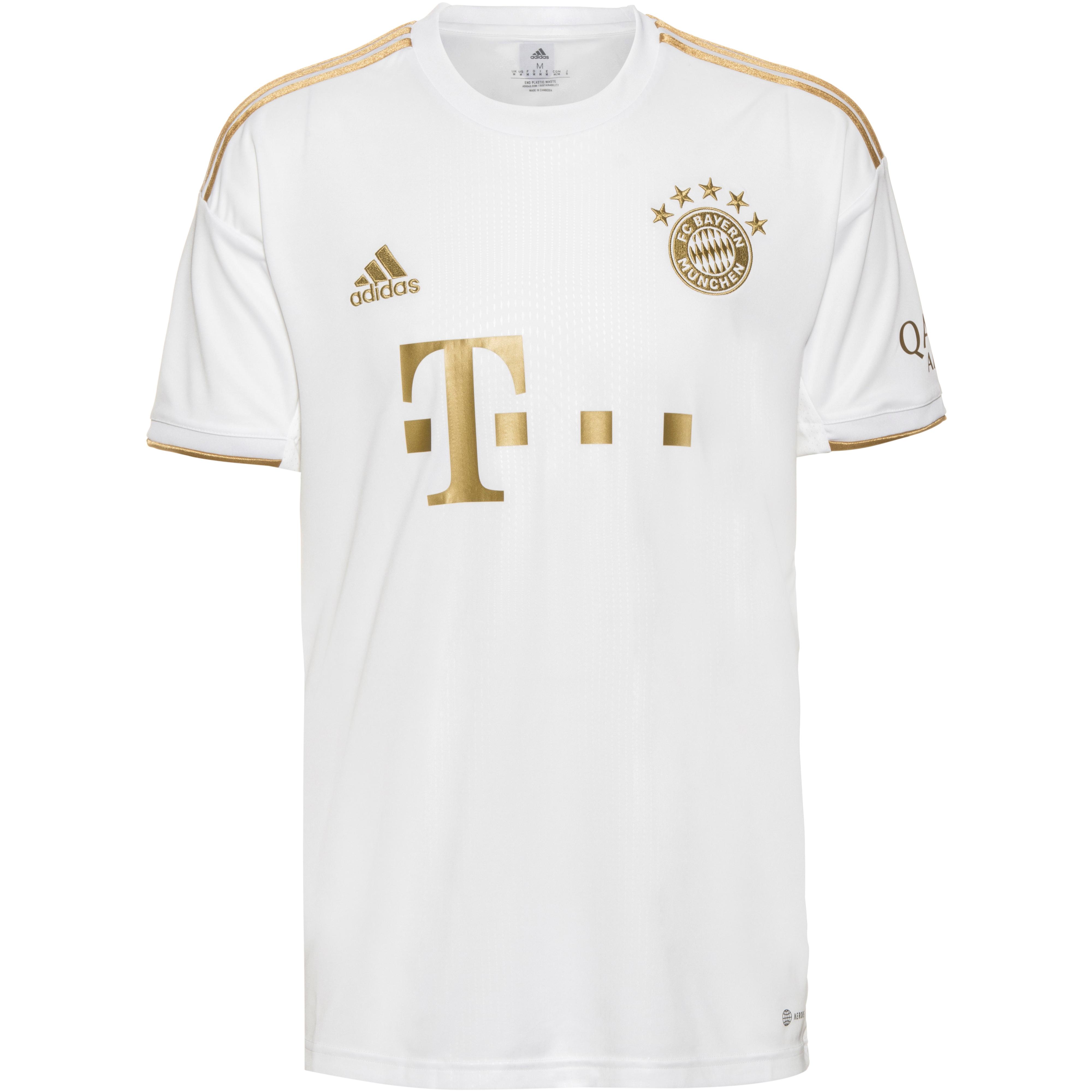 Adidas FC Bayern München 2223 Auswärts Teamtrikot Herren whitedark football gold im Online