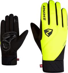 Ziener DONNI-Z WS PR Fahrradhandschuhe poison yellow