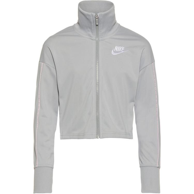 Nike Nike NSW Trainingsanzug M&auml;dchen - lt smoke grey-pink foam-white - 0 | SportScheck