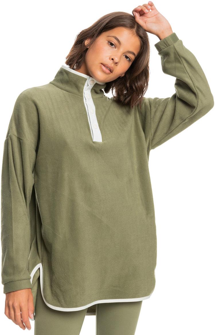 Roxy Roxy EVENING SHADOWS Fleecepullover Damen - deep lichen green - 0 | SportScheck