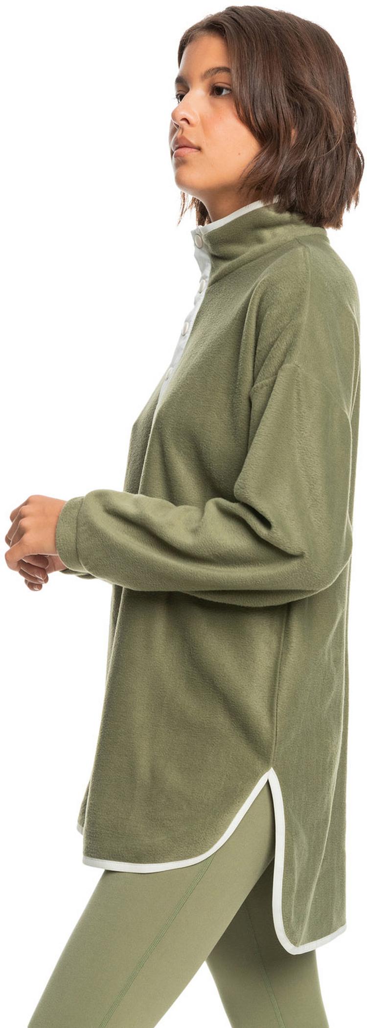 Roxy Roxy EVENING SHADOWS Fleecepullover Damen - deep lichen green - 1 | SportScheck