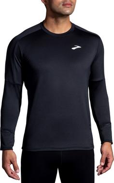 Rückansicht von Brooks Notch Therma Funktionsshirt Herren black