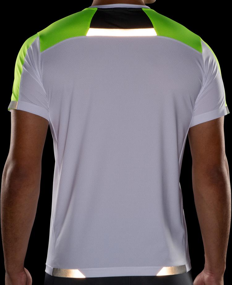 Brooks Brooks Visible Funktionsshirt Herren - white-asphalt-nightlife - 4 | SportScheck