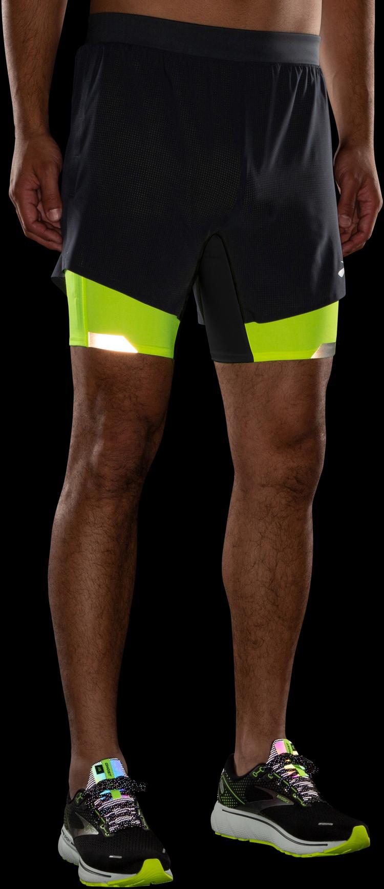 Brooks Brooks Visible Funktionsshorts Herren - asphalt-nightlife - 6 | SportScheck