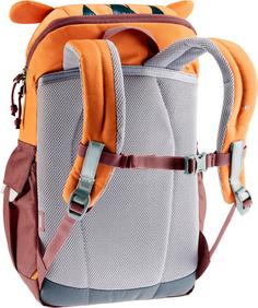 Rückansicht von Deuter Kikki Wanderrucksack Kinder mandarine-redwood