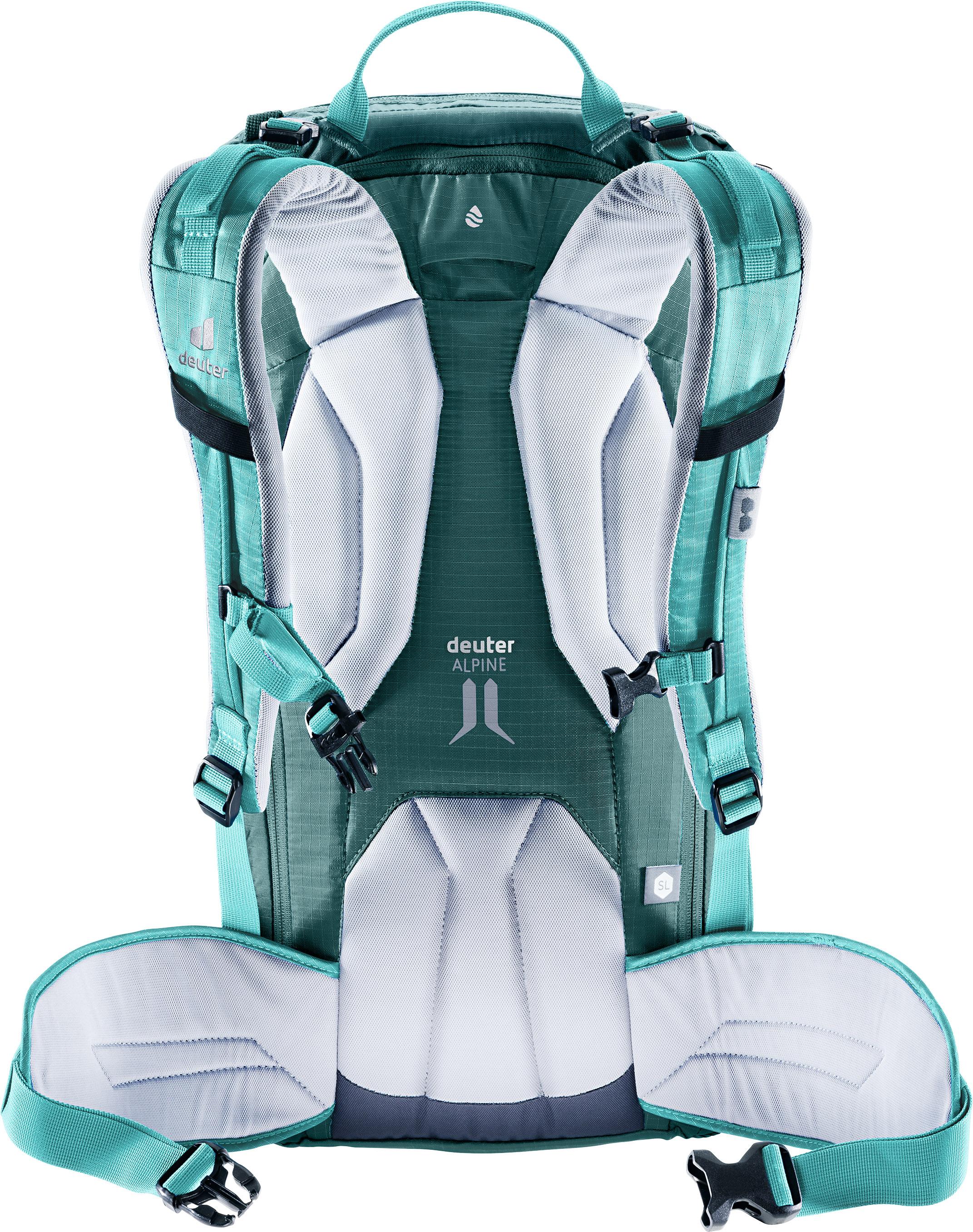 Deuter Freerider 28 SL Damen Rucksack – 28 Liter Tourenrucksack Für Ski & Snowboard In Azure-Bay