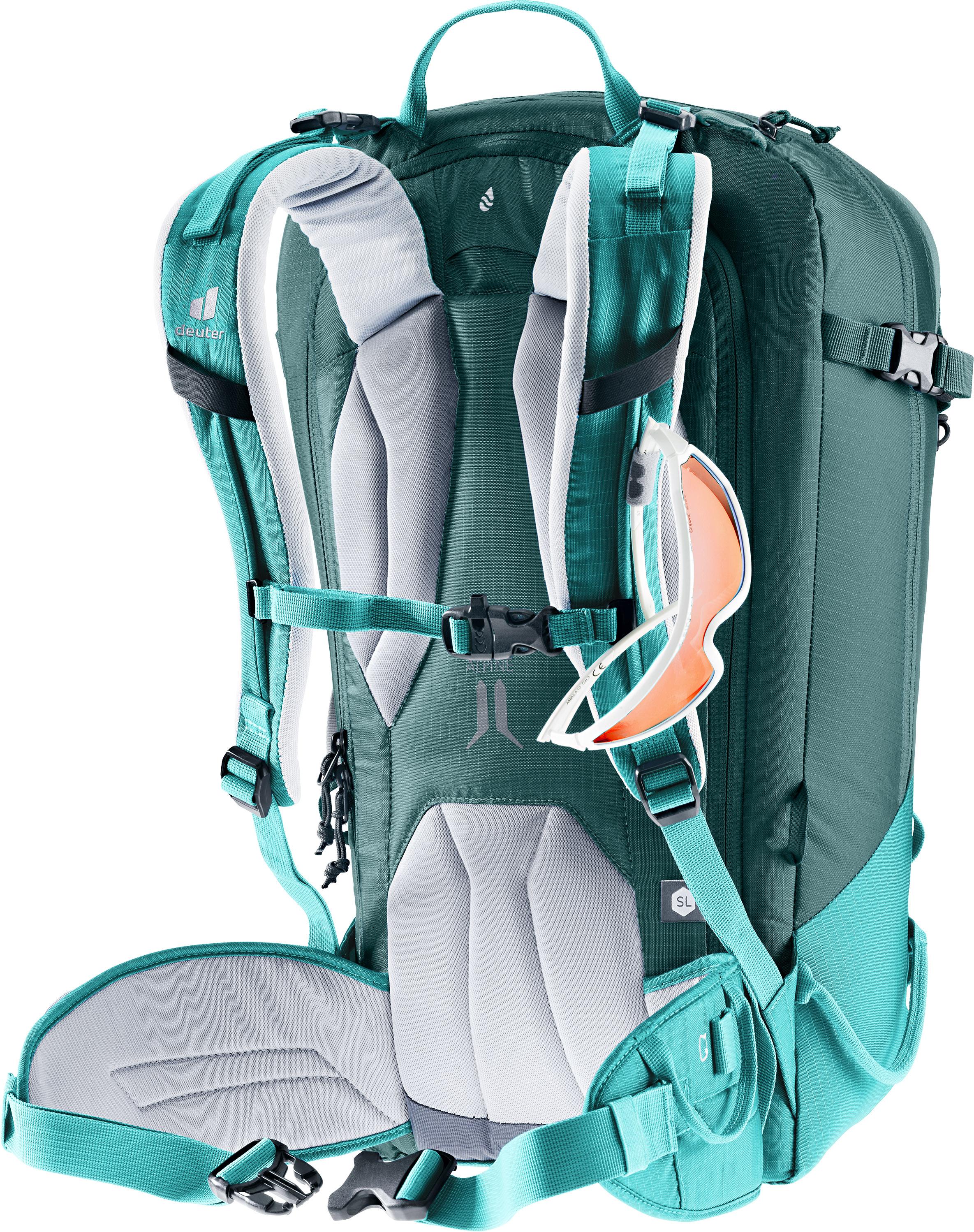 Deuter Freerider 28 SL Rucksack – Damen-Tourenrucksack Für Skitouren, 28 Liter, Citrus-Moss