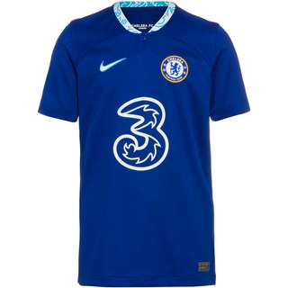 Nike FC Chelsea 22-23 Heim Fußballtrikot Kinder rush blue-chlorine blue-white