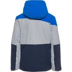 Rückansicht von KILLTEC Skijacke Kinder neon blue-dunkelnavy-weiß mel.