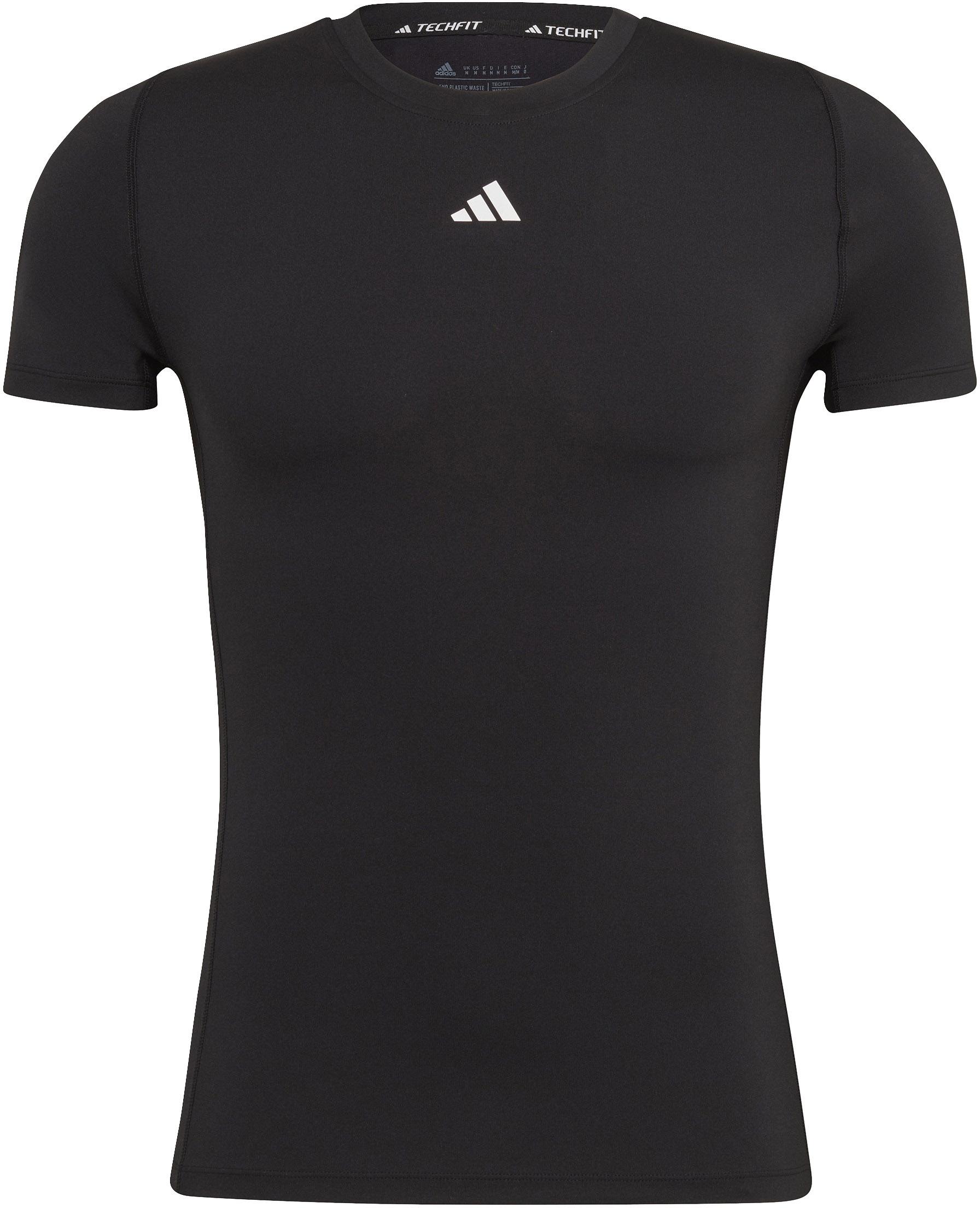 Adidas Techfit Training Funktionsshirt Herren black im Online Shop von SportScheck kaufen