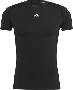 adidas Techfit Training Funktionsshirt Herren black