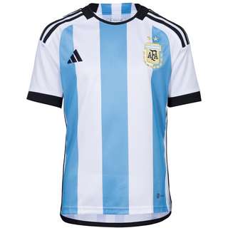 adidas Argentinien WM 2022 Heim Trikot Kinder white-light blue