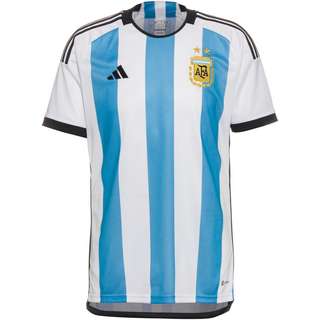 adidas Argentinien WM 2022 Heim Trikot Herren white-light blue