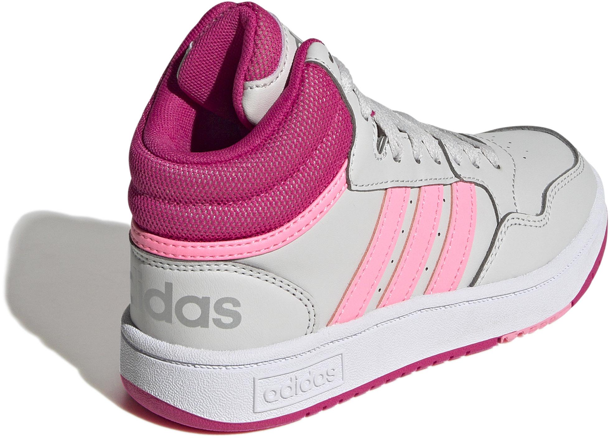 Adidas HOOPS MID 3.0 K Sneaker Kinder grey one beam pink team real magenta im Online Shop von SportScheck kaufen