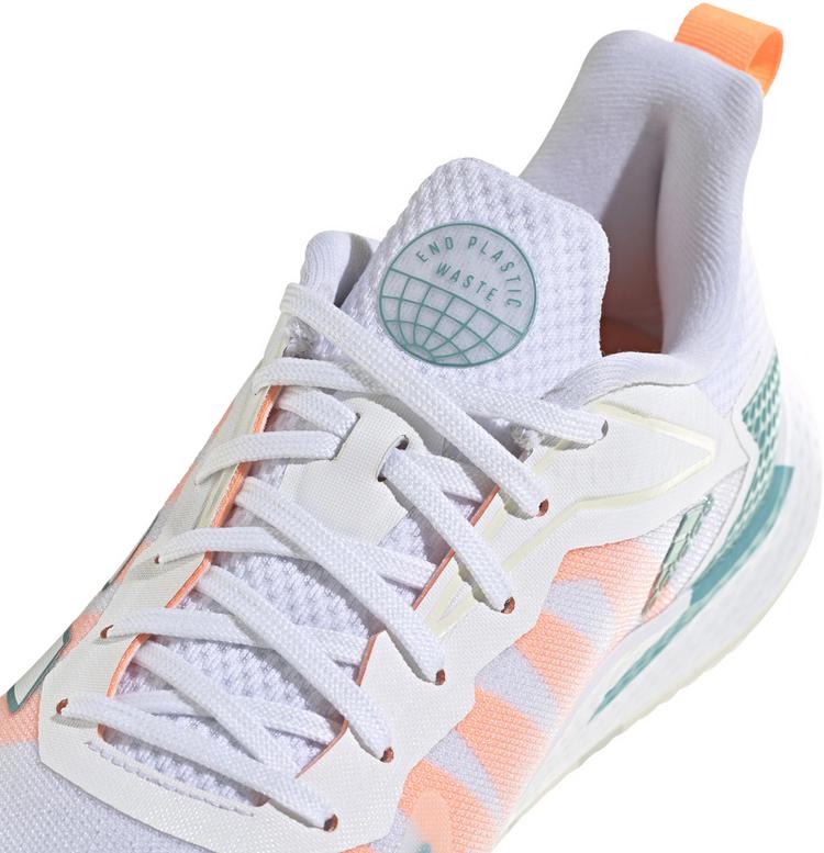 adidas adidas Defiant Speed W Tennisschuhe Damen - ftwr white-ftwr white-mint ton - 5 | SportScheck