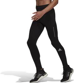 Rückansicht von adidas Own the Run Lauftights Herren black