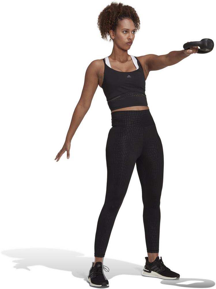 adidas adidas Croptop Damen - black-carbon - 2 | SportScheck