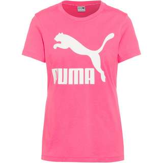 PUMA Classics T-Shirt Damen sunset pink-silver