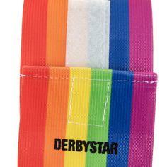 Rückansicht von Derbystar Rainbow Kapitänsbinde rainbow