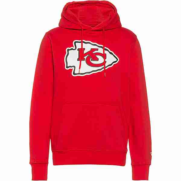 NFL Team Apparel Youth Kansas City Chiefs Logo Red Hoodie
