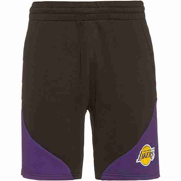 New Era Los Angeles Lakers Basketball-Shorts Herren black-field purple
