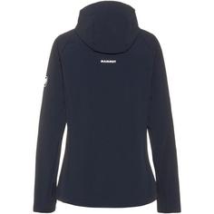 Rückansicht von Mammut Ultimate Comfort Softshelljacke Damen marine