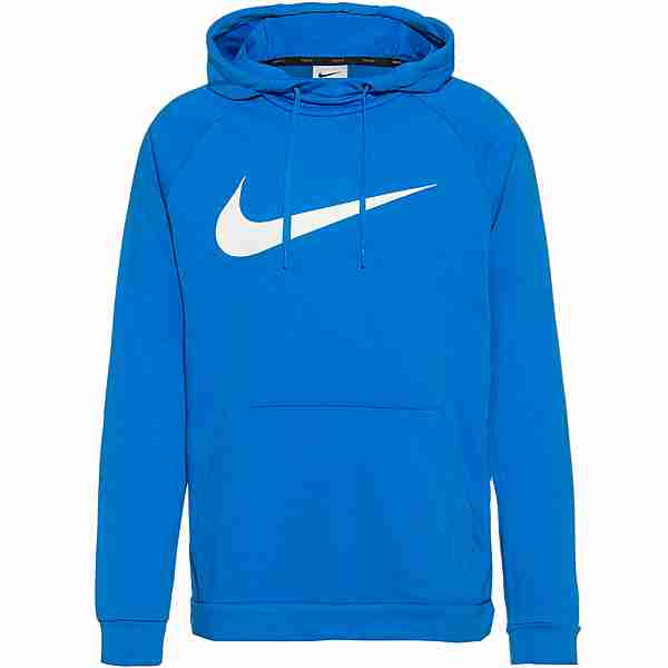Nike Dry  Swoosh Hoodie Herren lt photo blue-white