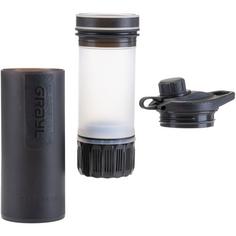 Rückansicht von Grayl Geopress Purifier Bottle Trinksystem covert black