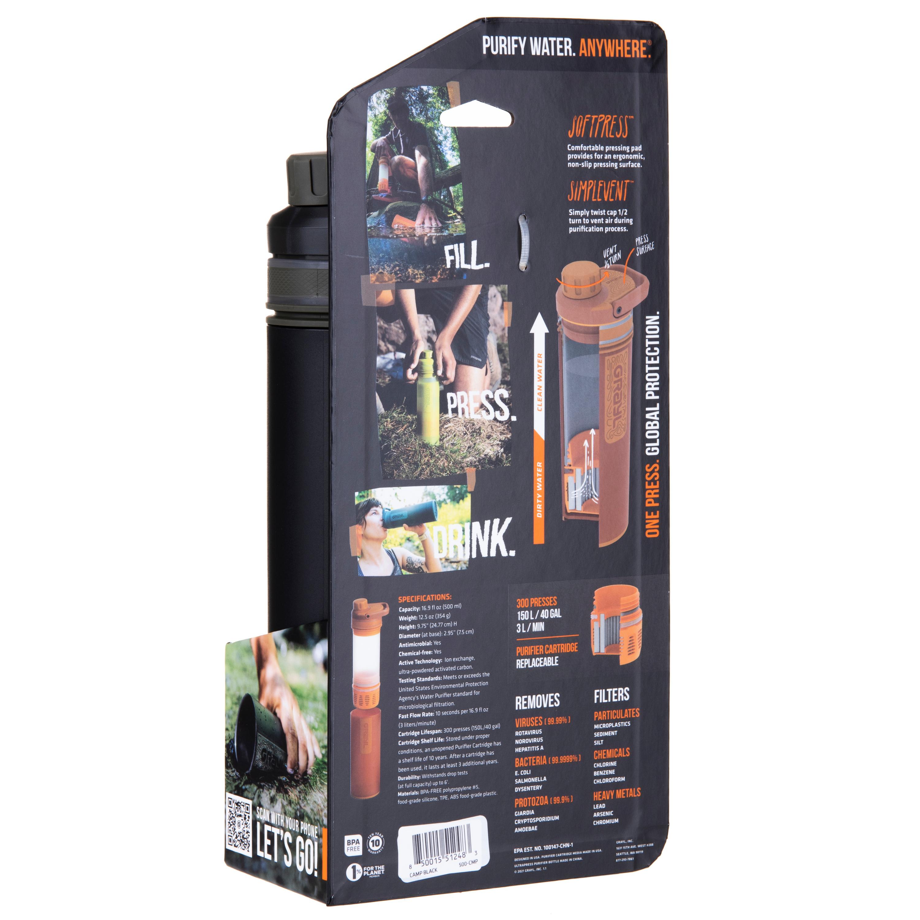 Thumbnail - Grayl Ultrapress Purifier Bottle Trinksystem